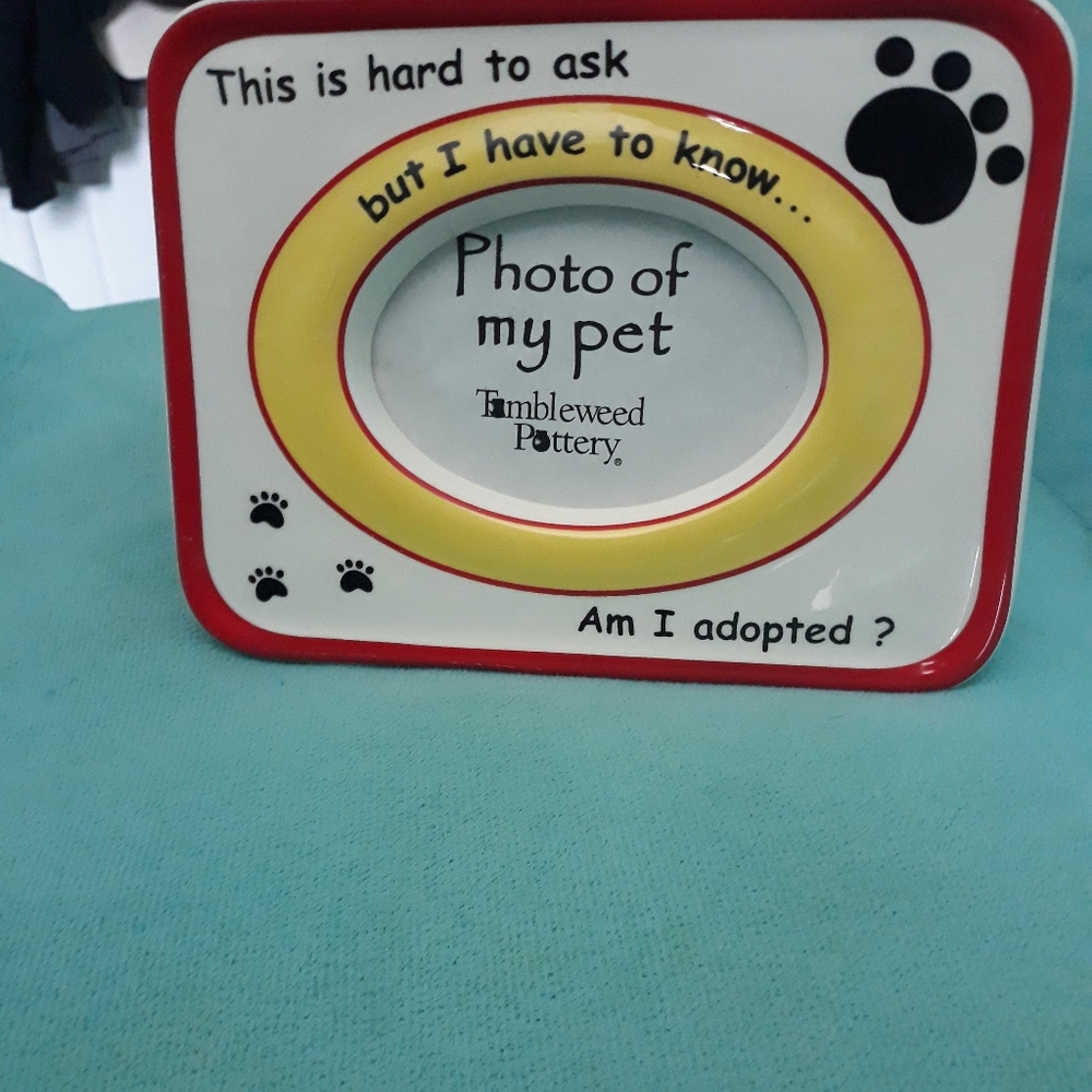 Tumbleweed Pottery Picture Frame